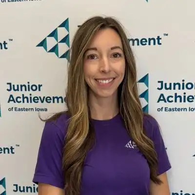 Image of a woman in purple shirt